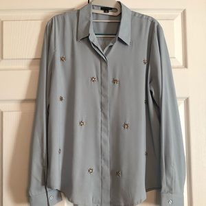 Ann Taylor button up blouse